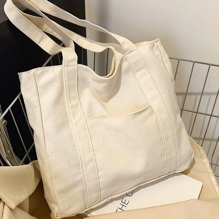 کیف کتان ترند آستر دار پارچه ای اور سایز